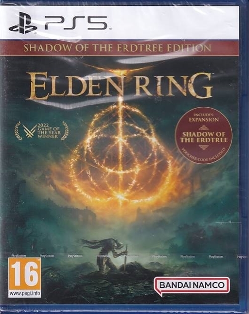 Elden Ring Shadow of the Erdtree Edition - i Folie - PS5 (AA Grade) (Genbrug)